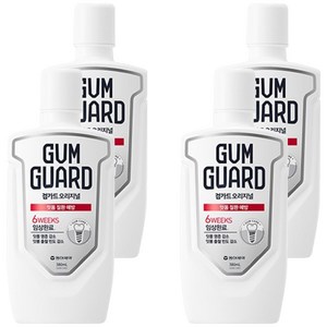 검가드 오리지널 잇몸 질환 예방 구강청결제, 380ml, 4개