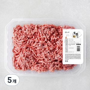 한돈 뒷다리 다짐육 (냉장), 2.5kg, 5개