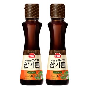 해표 고소한 참기름, 320ml, 2개