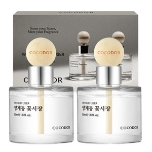 코코도르 우드볼 차량용 디퓨저 50ml 2개입, 양재동꽃시장, 1개