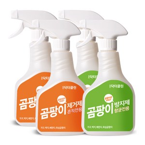닥터클린 곰팡이제거제 500ml + 곰팡이방지제 500ml, 1L, 2세트
