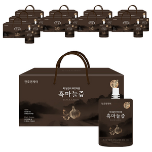 천호엔케어 목 넘김이 부드러운 흑마늘즙, 2.1L, 10개