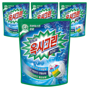 옥시크린 분말형 표백제 3kg, 4개