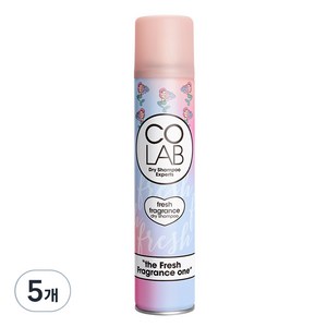 코랩 퍼퓸 드라이샴푸 프레쉬, 5개, 200ml