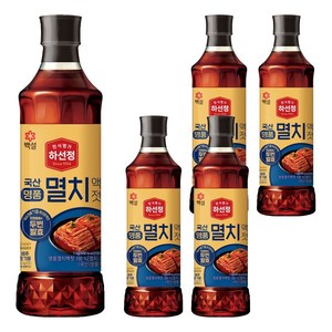 하선정 국산명품 멸치액젓, 1kg, 5개