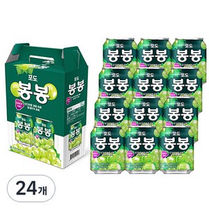 해태htb 포도 봉봉, 238ml, 24개