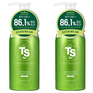 TS 뉴 프리미엄 탈모 증상 완화 기능성 샴푸, 500g, 2개