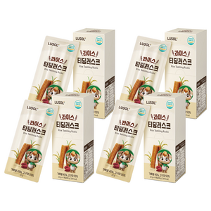 루솔 유아용 라이스 티딩러스크 4p, 88g, 4개, 혼합맛(고구마/가루쌀)