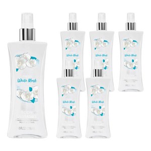 바디판타지 프래그런스 바디 스프레이 프레시화이트머스크, 236ml, 6개