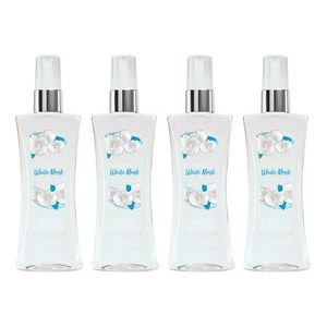 바디판타지 프레시 화이트 머스크 프래그런스 바디 스프레이 머스크향, 94ml, 4개