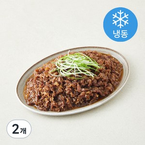 요리락 대파채가 한웅큼 들어간 소불고기 (냉동), 2개, 400g
