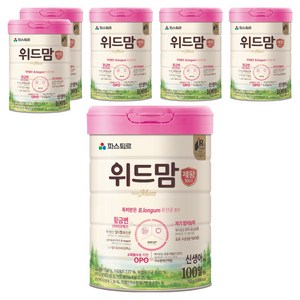 위드맘 제왕 100일 분유, 750g, 6개