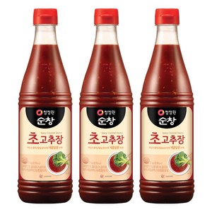 청정원순창 초고추장, 1kg, 3개