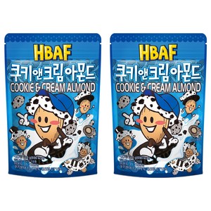 HBAF 쿠키앤크림 아몬드, 190g, 2개