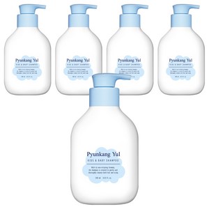 편강율 키즈 앤 베이비 샴푸 베이비파우더, 590ml, 5개