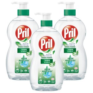 프릴 시크릿 오브 그린파워 알로에베라향 주방세제, 700ml, 3개