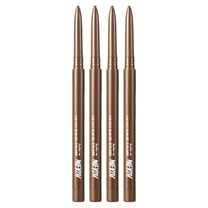 머지 더 퍼스트 슬림 젤 아이라이너 0.05g, GS4브라운쿼츠, 4개