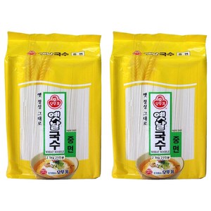 오뚜기옛날 국수 중면, 2.5kg, 2개