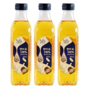 자이카오 현미유, 500ml, 3개