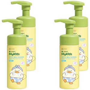 그린핑거 마이키즈 플러스 얼굴클렌저, 160ml, 4개