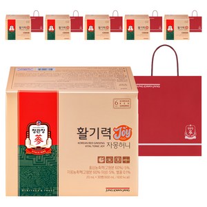 정관장 정품 활기력 JOY+쇼핑백, 20ml, 180개