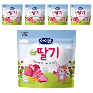 일동후디스 아이얌 동결건조 과일칩, 12g, 5개