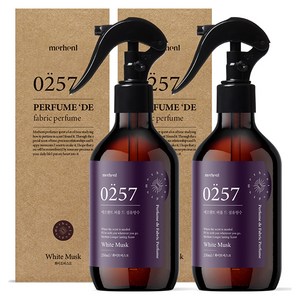 메르헨트 퍼퓸 드 섬유향수 룸스프레이, 화이트머스크, 250ml, 2개