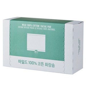 더페이스샵 데일리 마일드 100% 코튼 화장솜, 80개입, 1개