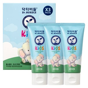 닥터버들 어린이 치약 포도향, 60g, 3개