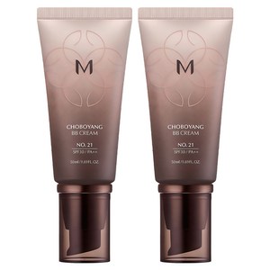 미샤 M 초보양 비비크림 SPF30 PA++, 21호화사한베이지, 50ml, 2개