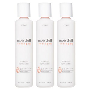 에뛰드 New 수분가득 콜라겐 토너, 3개, 200ml