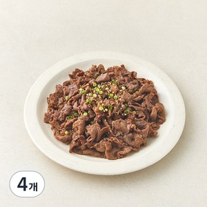 푸드랩플러스 설탕대신 알룰로스를 사용하여 만든 제로슈가 소불고기, 4개, 500g