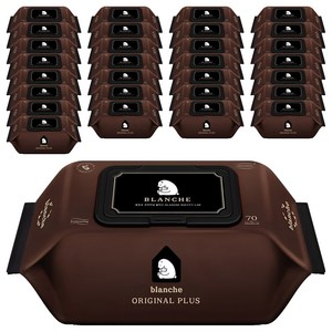 블랑슈 오리지널 플러스 아기물티슈 캡형, 75g, 70매, 60개