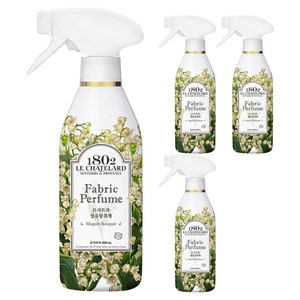 르샤트라1802 섬유탈취제 뮤게부케 본품, 400ml, 4개