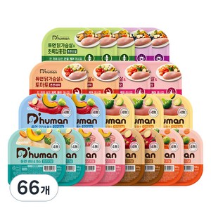 듀먼 전연령 강아지 10종 버라이어티 화식사료 50g x 22개입 세트 (냉동), 3세트
