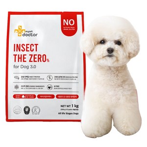 마이펫닥터 시그니처 인섹트더제로 피부알러지 강아지사료, 곤충, 1kg, 1개