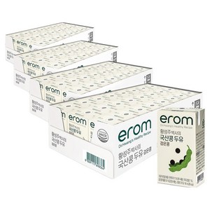 이롬 황성주 박사의 국산콩 두유 검은콩, 140ml, 96개