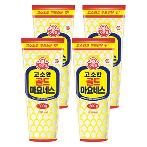 오뚜기 고소한 골드 마요네스, 300g, 4개