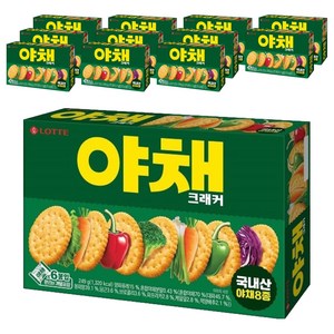 롯데야채크래커, 249g, 12개