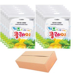 키즈 클레이, 흰색, 50g, 10개