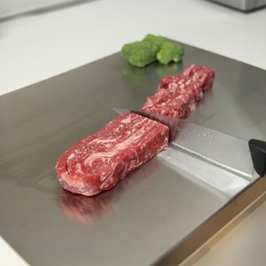 리빙글로리 304 스텐 도마 절곡형, 실버, 1개