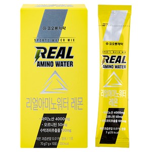 코오롱제약 리얼아미노워터 레몬맛, 1개, 70g