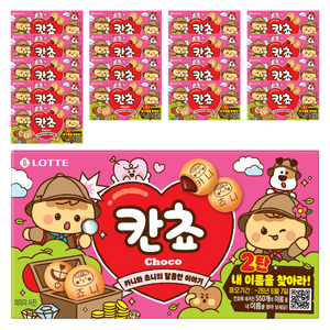 롯데웰푸드 칸쵸 초코, 54g, 18개