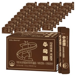 홀리데이즈 쑤욱빼 다이어트 커피맛 28포, 92.4g, 36개