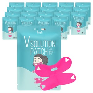 프레티 V라인 솔루션 패치, 1개입, 20개