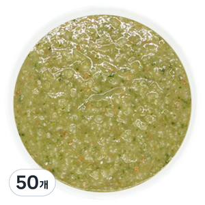 짱죽 실온 이유식 7개월부터 초기 묽은죽, 혼합맛(한우/시금치), 140g, 50개