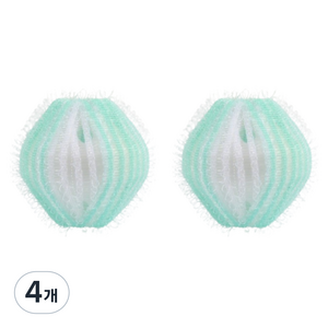 킹스로드 통돌이 드럼 세탁볼, 02 민트화이트 4cm, 4개
