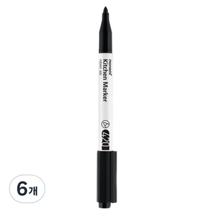 모나미 키친 마카 420, 블랙, 6개