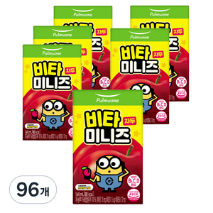 풀무원 비타미니즈 자두 음료, 96개, 140ml