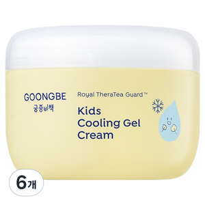 궁중비책 키즈 쿨링 젤 크림, 6개, 100ml